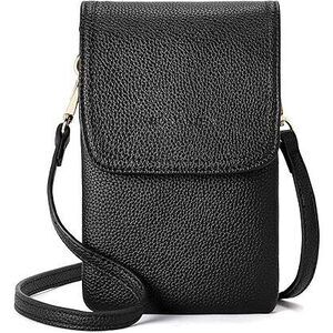 Vegan Leather Small Crossbody Bags For Women Designer Cell Phone Bag Wallet
